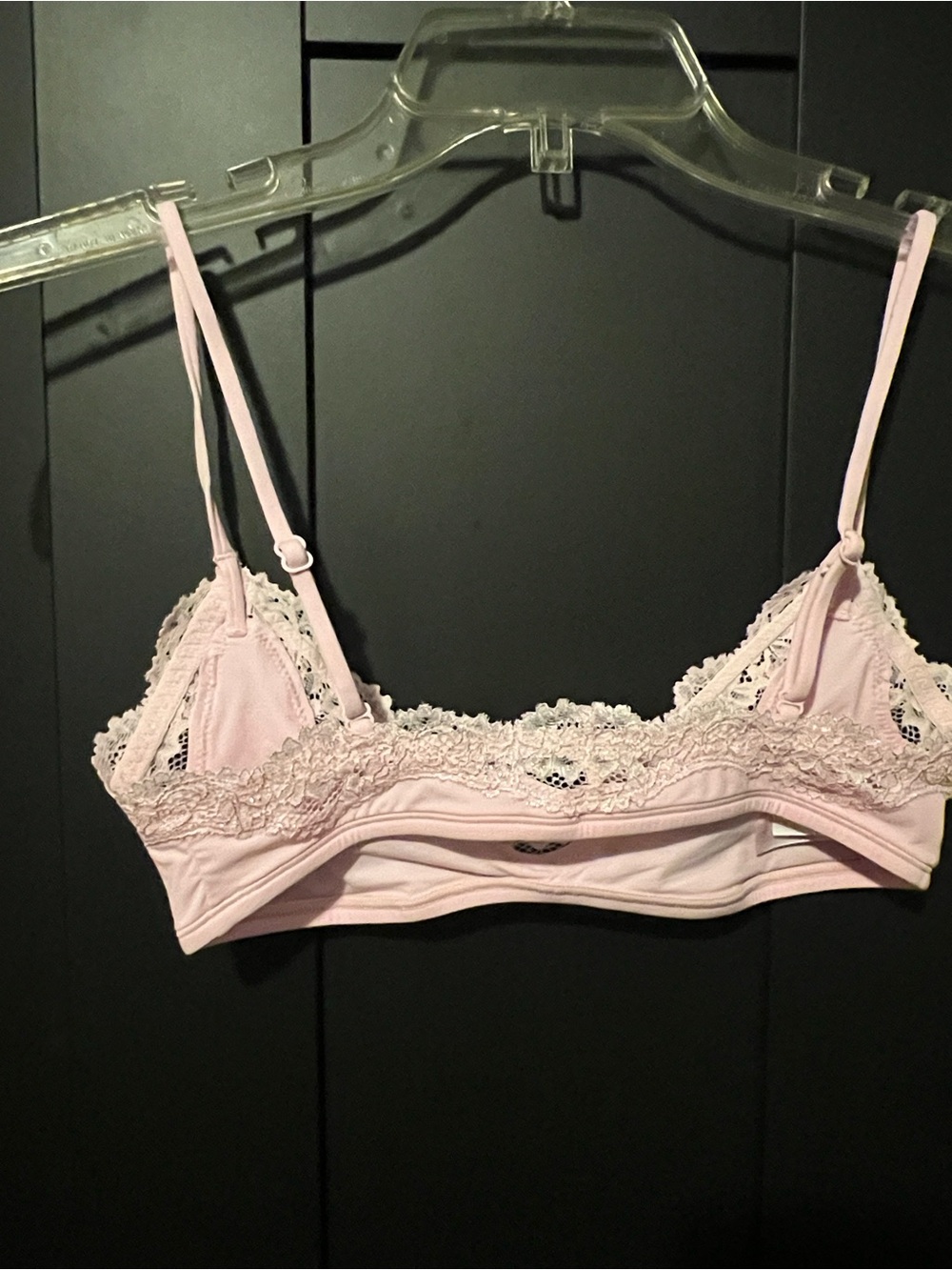 SKIMS Fits Everybody Lace Scoop Bralette Women's XS